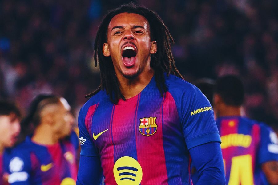 Jules Kounde Jules Kounde anotó los goles del triunfo del FC Barcelona ante el Eintracht Frankfurt en el Nou Camp.