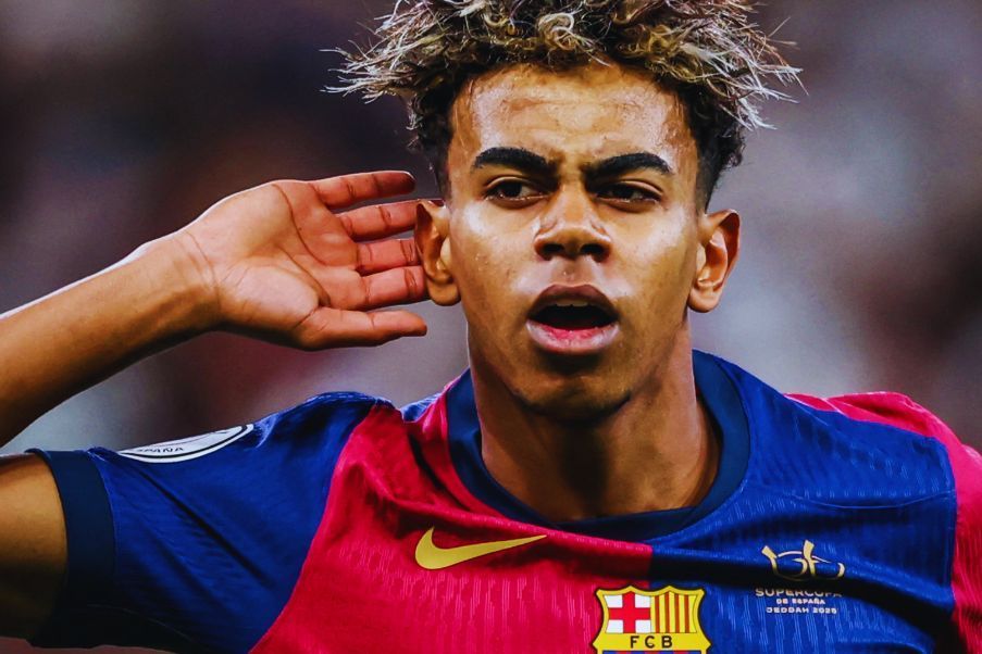 Yamal Lamine Yamal fue la gran estrella del FC Barcelona en la igualdad a tres del club