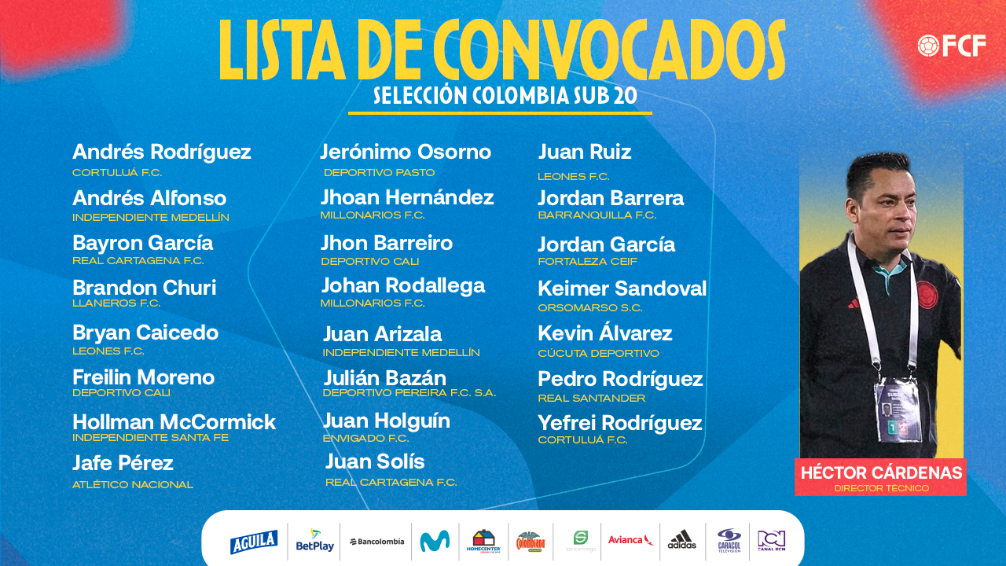 Selección Colombia Sub 20 Selección Colombia Sub 20