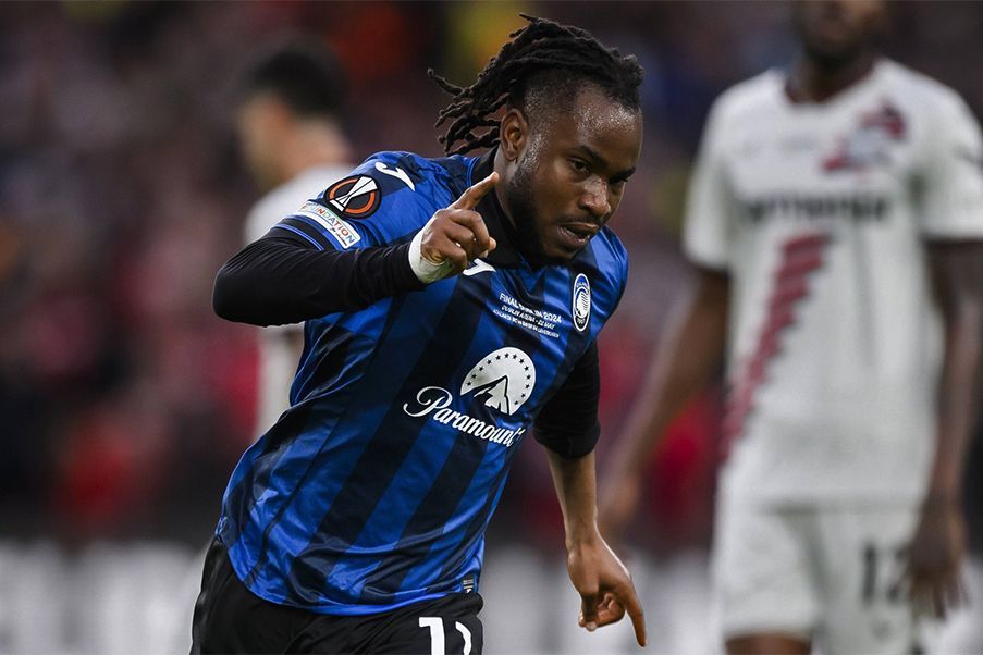 Ademola Lookman Ademola Lookman, great star of Atalanta in the final Europa League match against Bayerl Leverkusen. He scored the goals of his team's victory