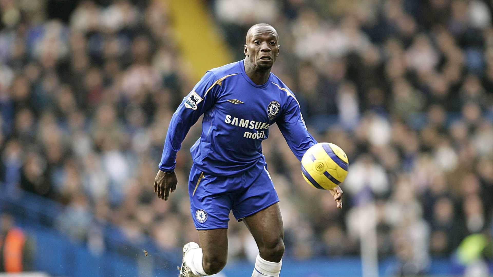 Claude Makelele Claude Makelele with Chelsea in Stamford Bridge in a full match of Premier League in 2006. EPIC