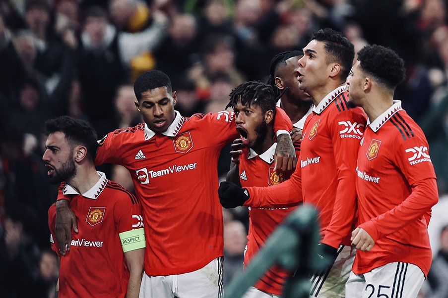Manchester United El Manchester United se clasificó a los  octavos de final de la Europa League