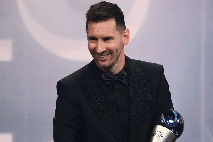 Leo Messi Leo Messi winner of FIFA The Best 2022