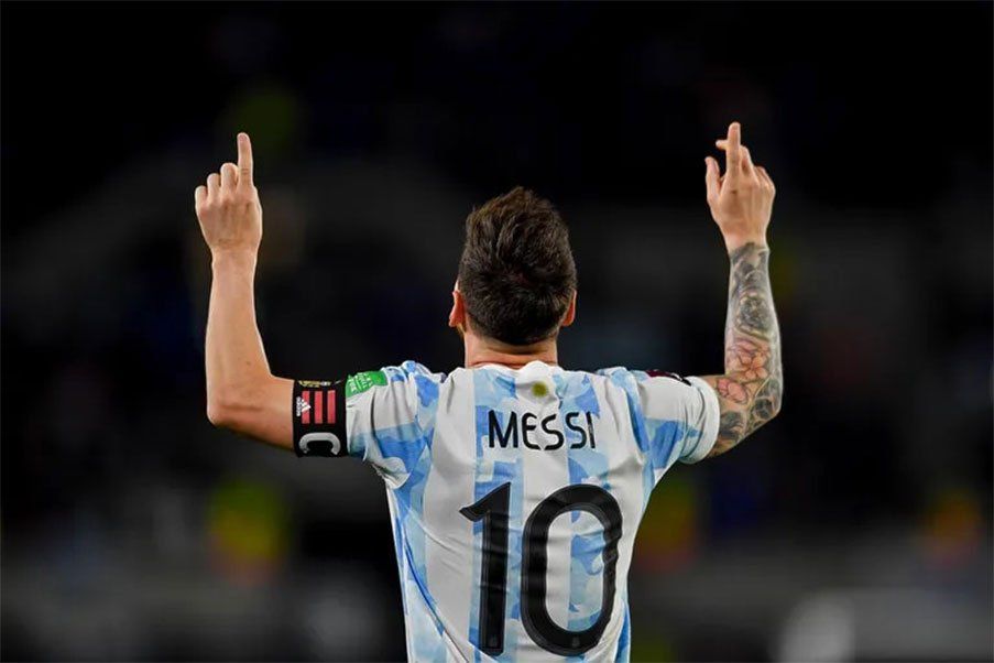 Messi anotó el gol de Argentina ante Ecuador