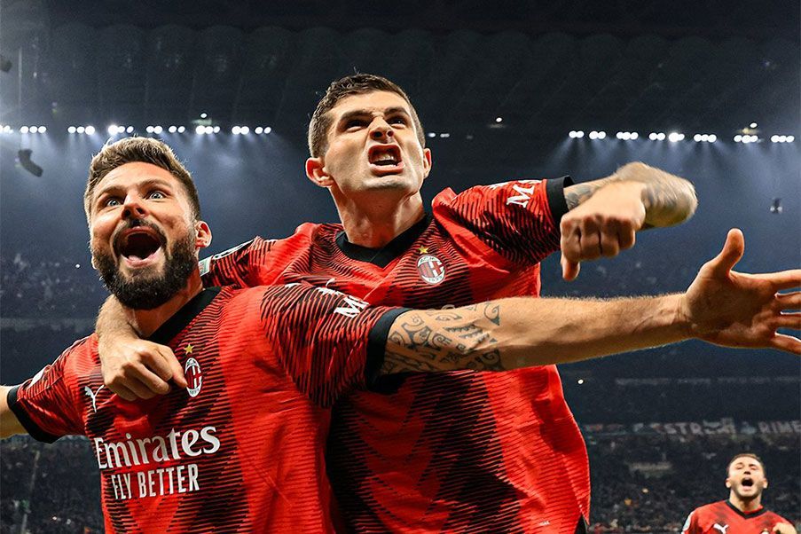 AC Milan El Milan remontó al PSG en San Siro y ganó 2-1