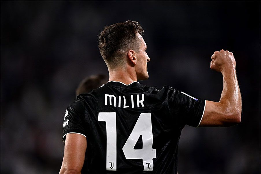 Milik The poland striker of Juventus, Arkadiusz Milik