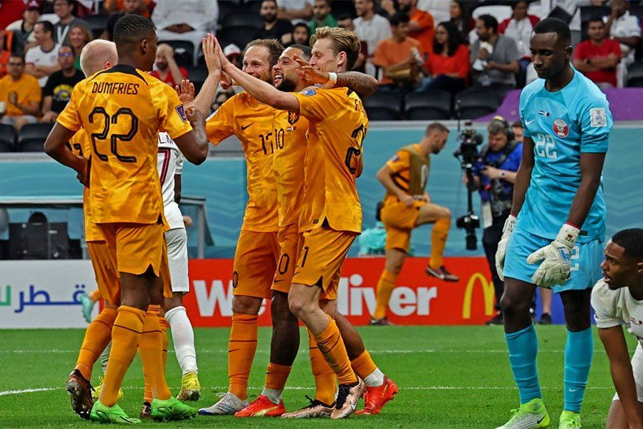 Países Bajos Países Bajos venció con solvencia a Qatar