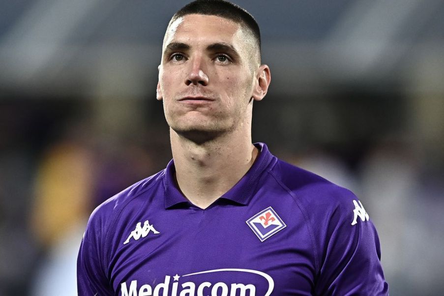 Nottingham Forest, acquired the towering (1.95) Serbian international central defender of Fiorentina, Nikola Milenkovic