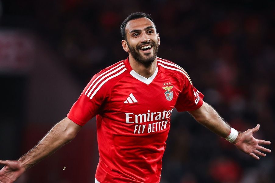 Pavlidis Vangelis Pavlidis greek striker of SL Benfica.