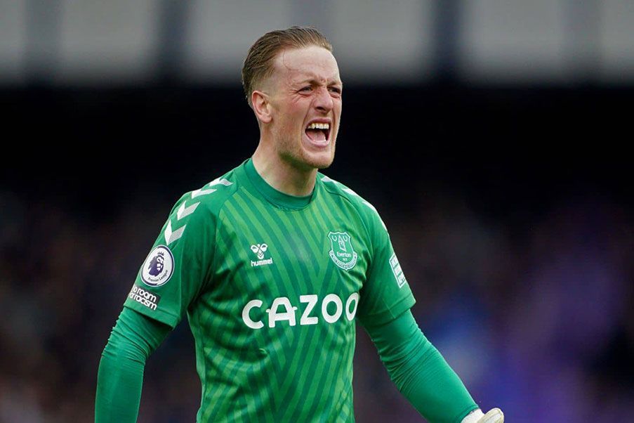 Jordan Pickford Jordan Pickford goalkeeper of Everton