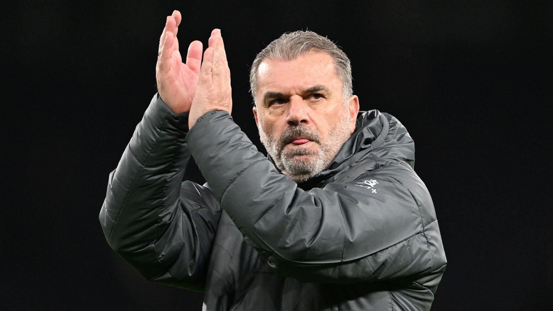 Postecoglou Ange Postecoglou Tottenham`s head coach after of a full match of Premier League in 2024. EPIC