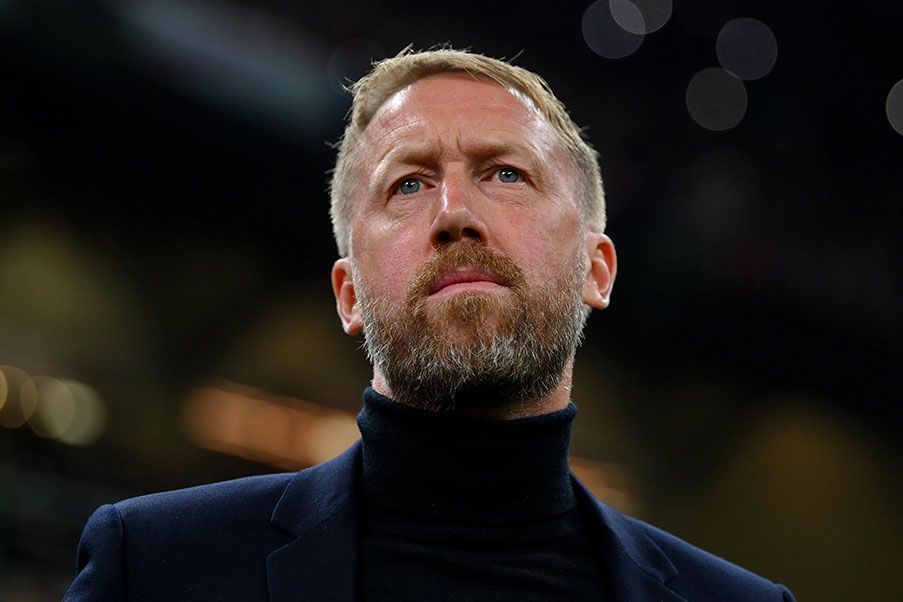 Graham Potter en su etapa como entrenador del Chelsea