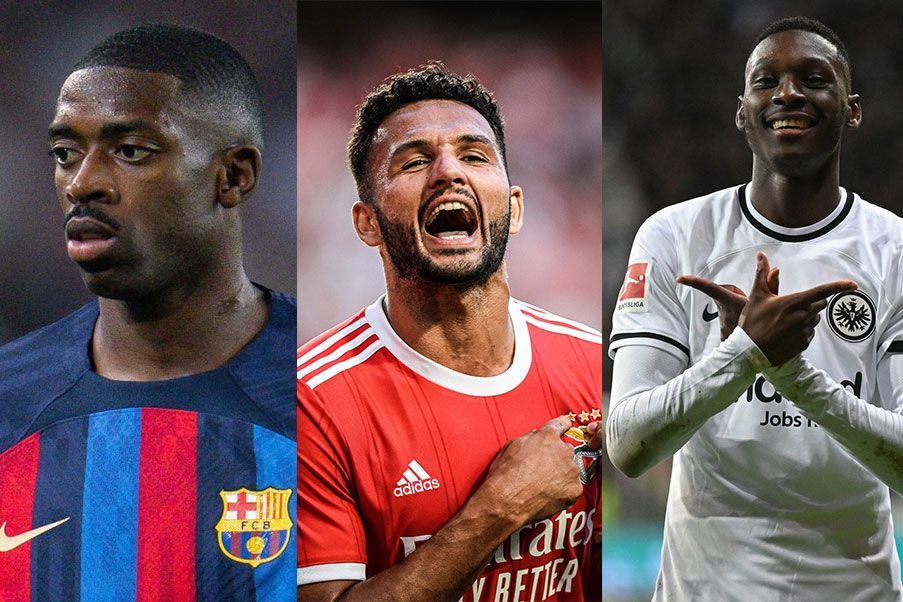 atacantes Dembele, Goncalo Ramos y Kolo Muani, refuerzos de ataque del PSG