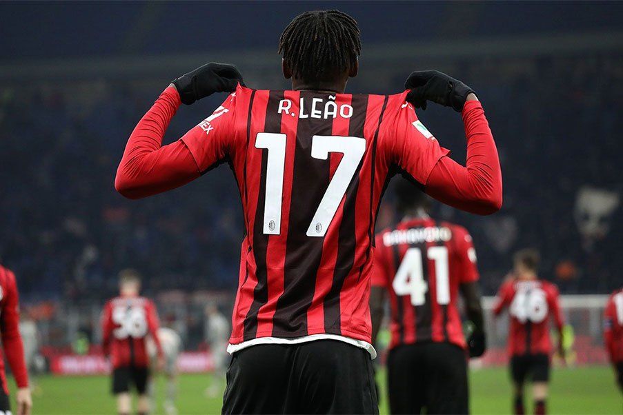 Rafael Leao Rafael Leao great star of AC Milan