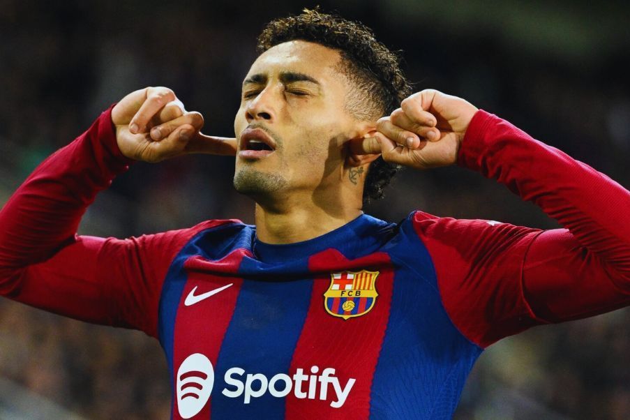 Raphinha Raphinha is a player most highlights at the start of the season at FC Barcelona