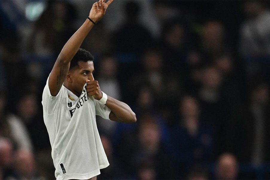 Rodrigo Goes Rodrigo marcó los dos goles del Madrid ante el Chelsea en Londres