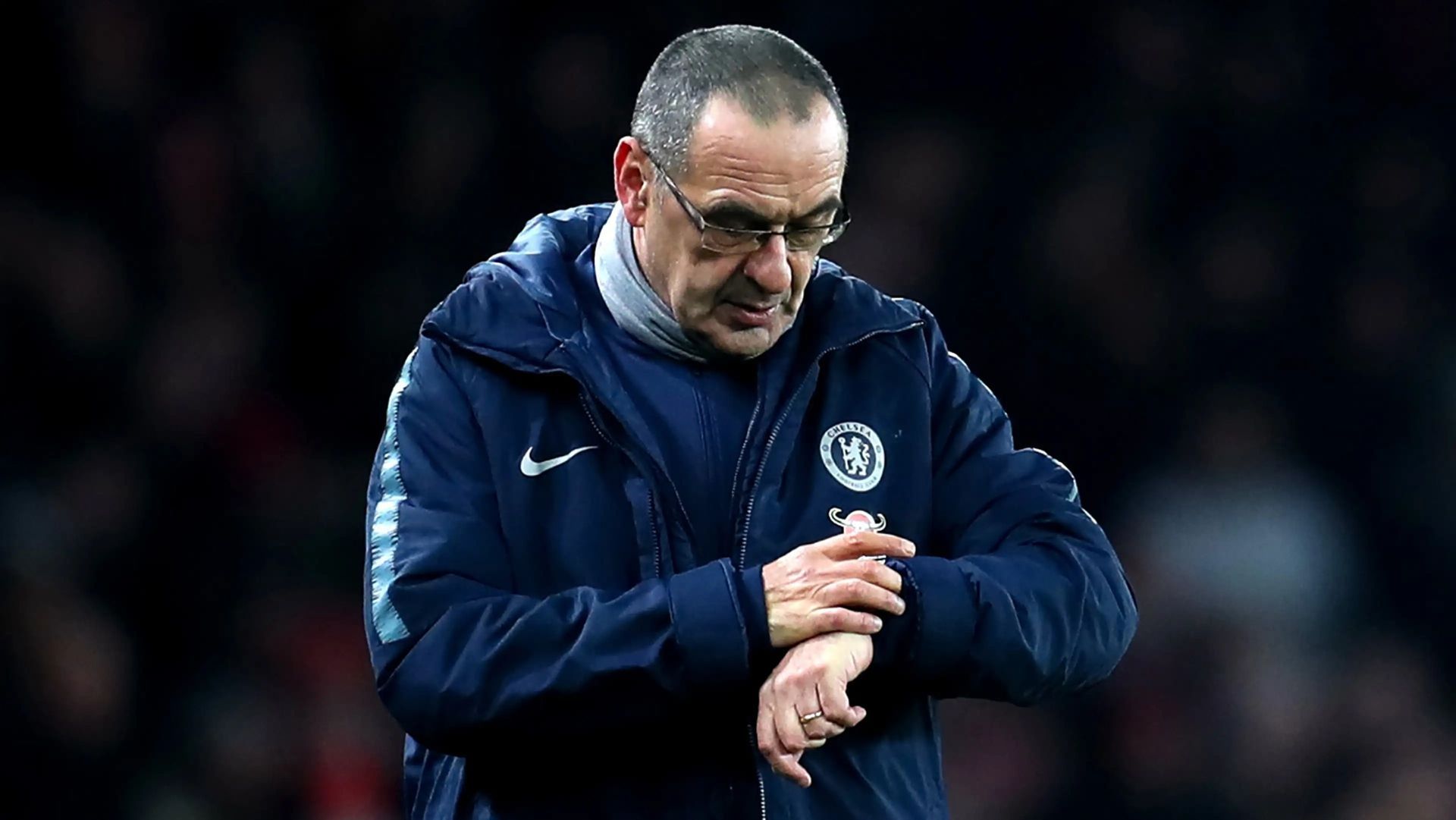 Maurizio Sarri Maurizio Sarri en un partido de Premier League con el Chelsea en Stamford Bridge en 2019. Epic