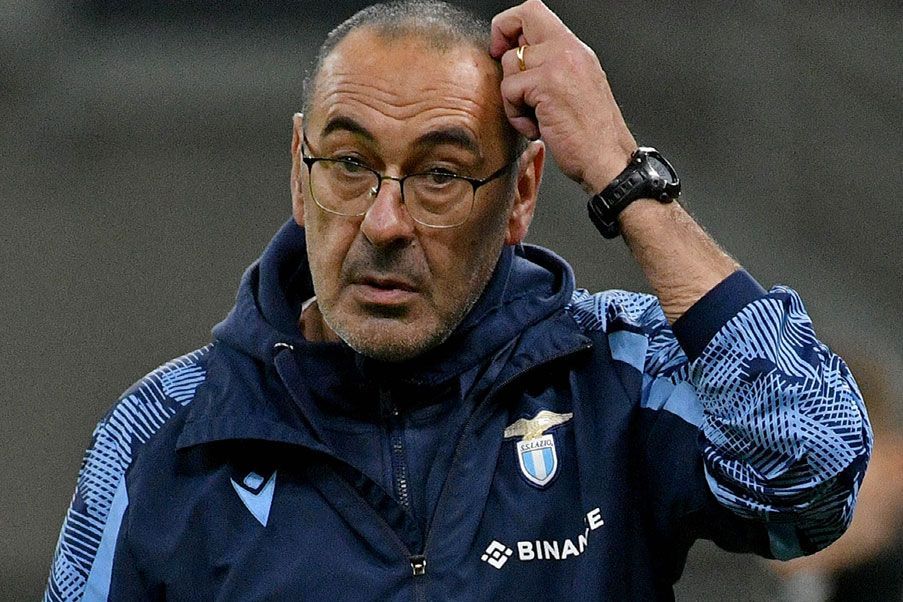 Mauricio Sarri ya ex técnico de la Lazio en una imagen de 2023