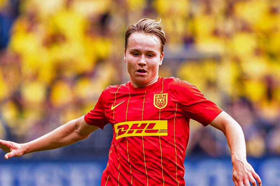 Andreas Schjelderup Andreas Schjelderup with Nordsjaelland