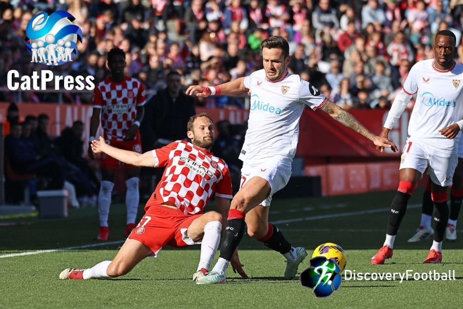 Girona y Sevilla Saúl Ñiguez fue un jugador clave para el Sevilla en su triunfo sobre el Girona 1-2 en Montilivi. Exclusivo.