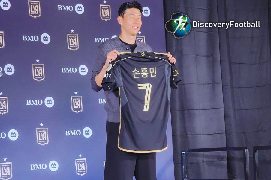 Heung Min Son Heung Min Son, en su presentación éste miércoles como nuevo jugador de Los Ángeles FC, en el BMO Stadium. Exclusivo Discoveryfootball.com
