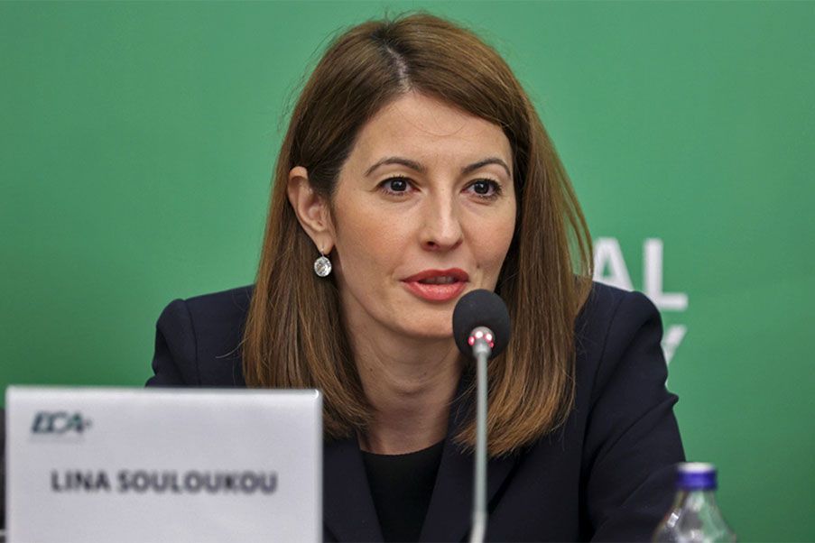 Lina Souloukou The Greek Lina Souloukou, managing director of Italian, Roma