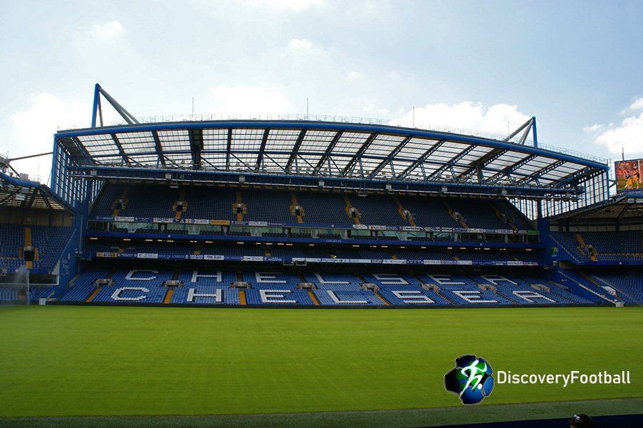 West Stand Stamford Bridge La celebre West Stand de Stamford Bridge. Exclusivo Discoveryfootball.com