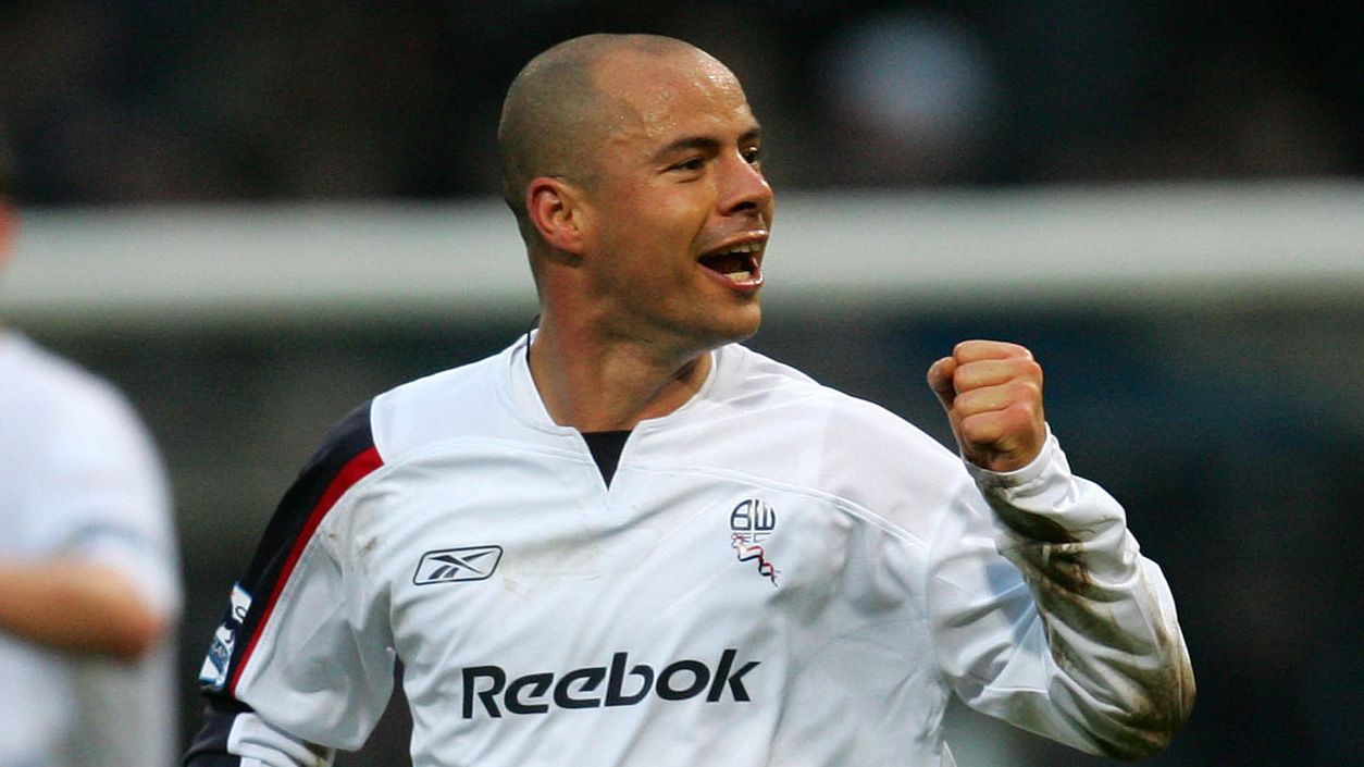 Giannakopoulos Stelios Giannakopoulos celebrates a goal for Bolton Wanderers at the Reebok Stadium in 2005. EPIC