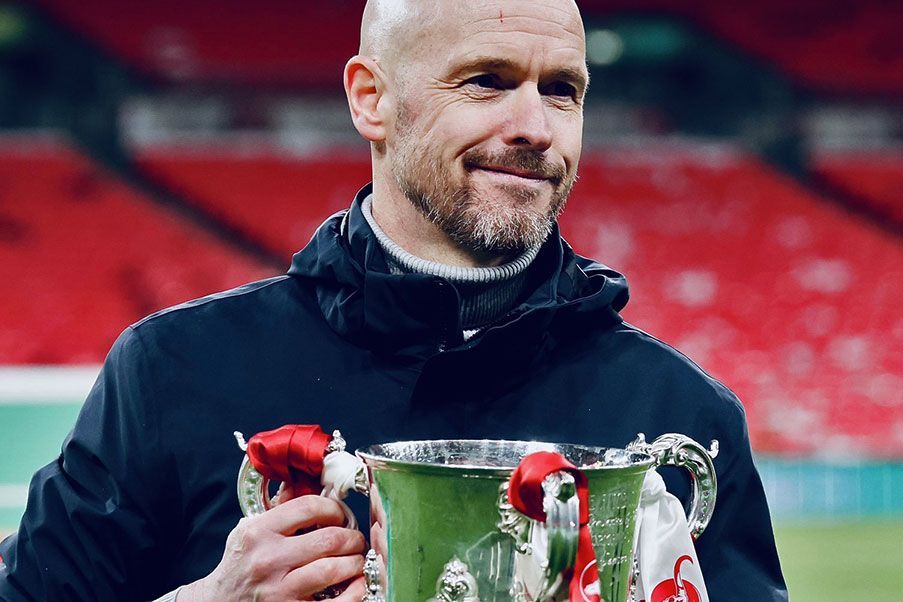 Erik Ten Hag Erik Ten Hag ganó su primer título con el Manchester United