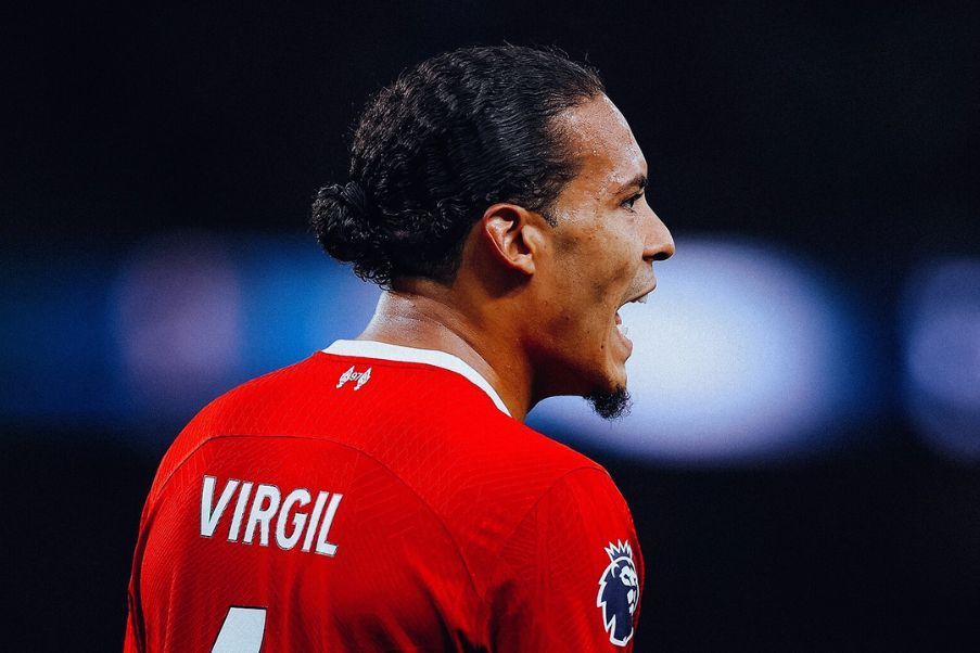 Virgil Van Dijk Dutch defender of Liverpool FC, Virgil Van Dijk, in 2023.