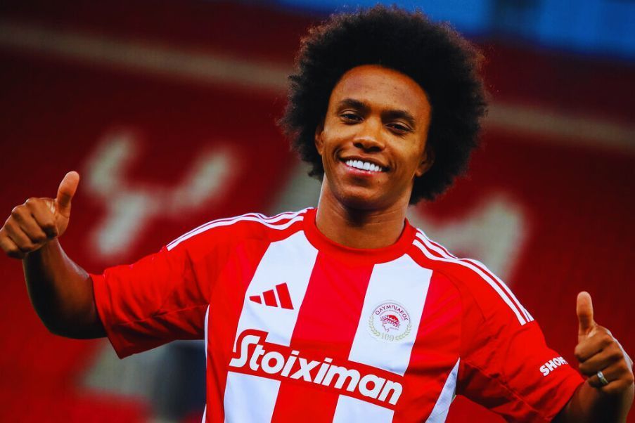 Willian, great star brazilian of Olympiakos pireaus