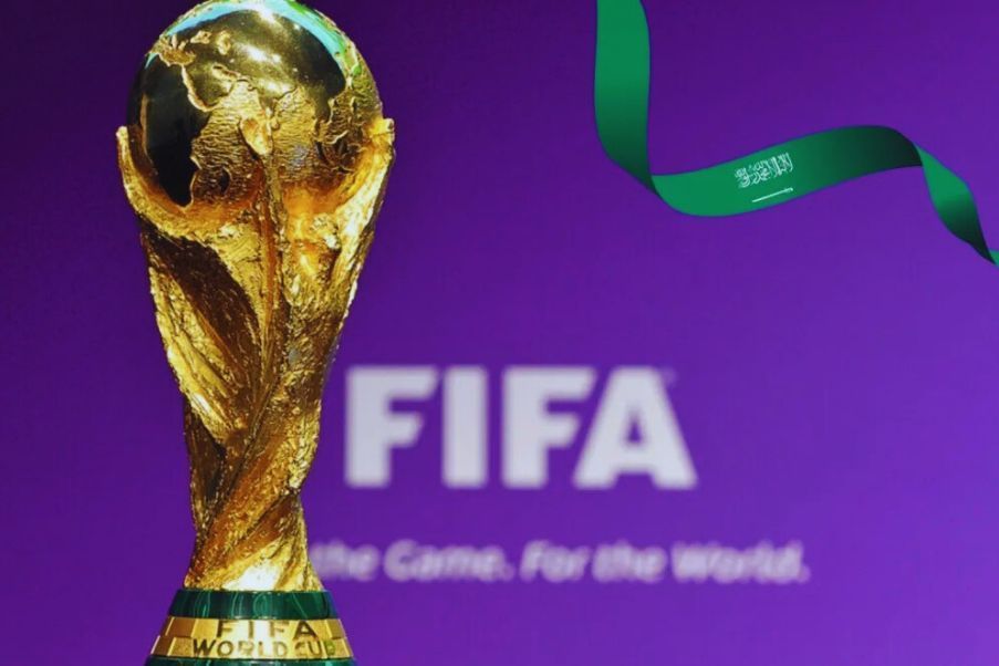 FIFA World Cup 2026 The 2026 World Cup trophy, the draw for which will take place this Friday in Washington DC.