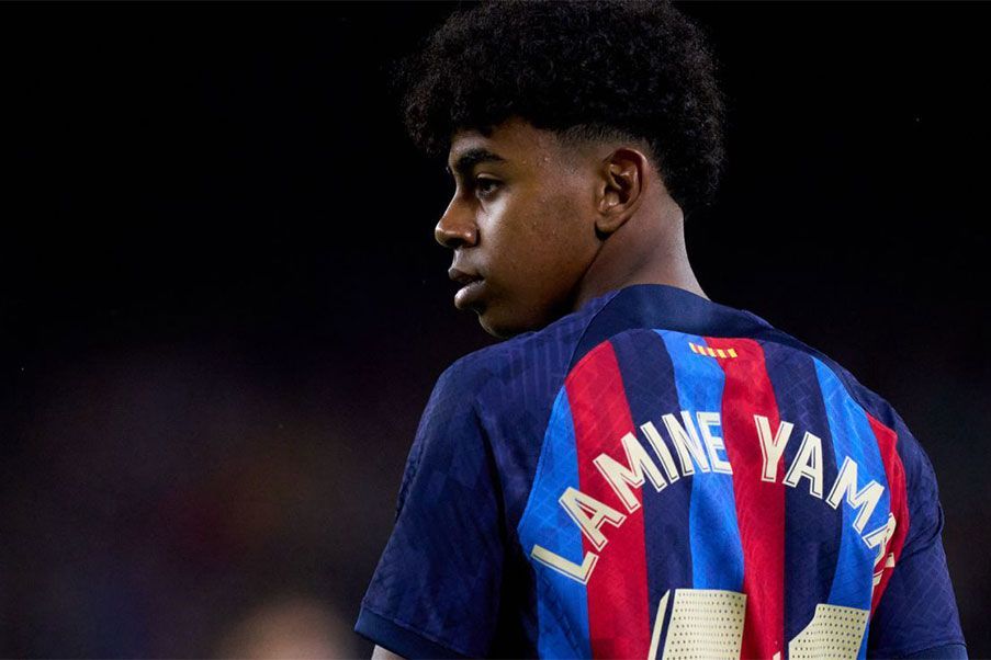 Lamine Yamal Lamine Yamal young star of FC Barcelona