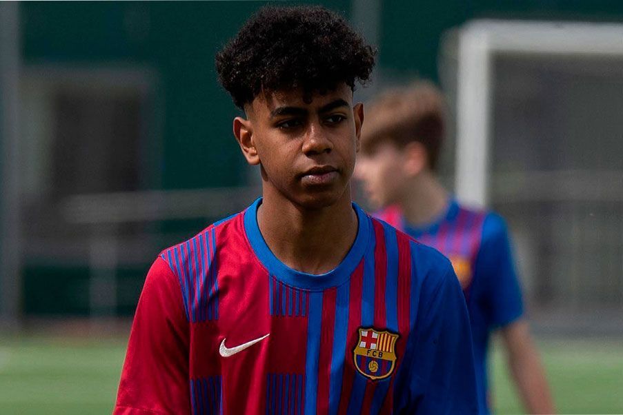 Lamine Yamal Lamine Yamal young talent of FC Barcelona