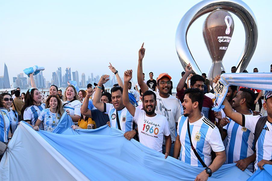 Argentine Argentine Fans in Qatar