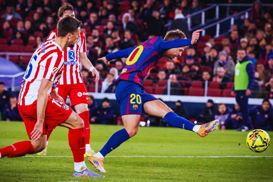 FC Barcelona Dani Olmo anotó el 2-1 del Barça y encarrilló la victoria del equipo