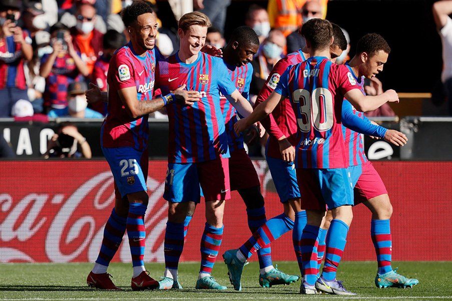 Barcelona El Barcelona tuvo más pegada que juego ante el Valencia