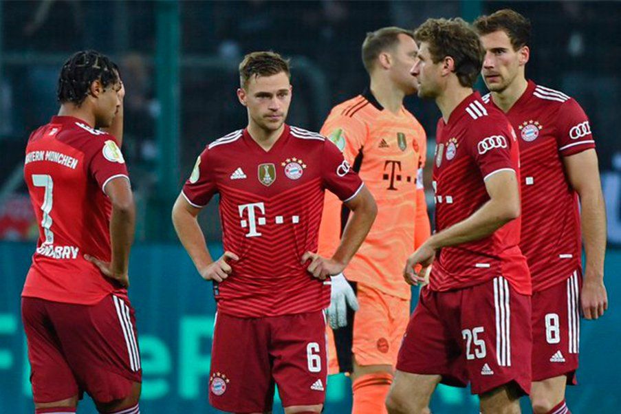 Bayern Munich El Bayern cayó 5-0 ante el Gladbach
