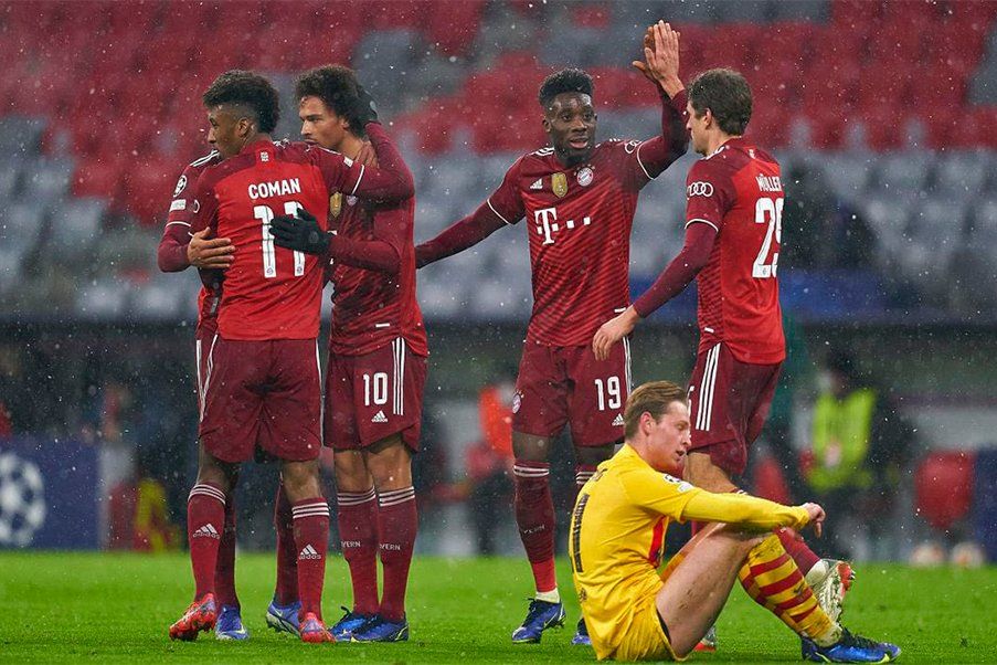 Bayern Múnich y FC Barcelona Victoria contundente del Bayern sobre el Barcelona 3-0