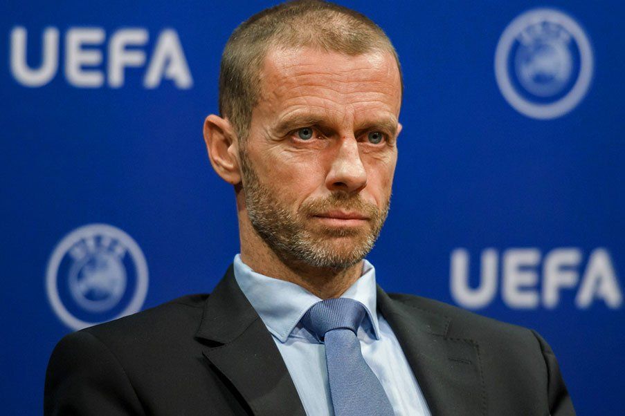 Ceferin UEFA President Aleksander Ceferin in París in february 2024.