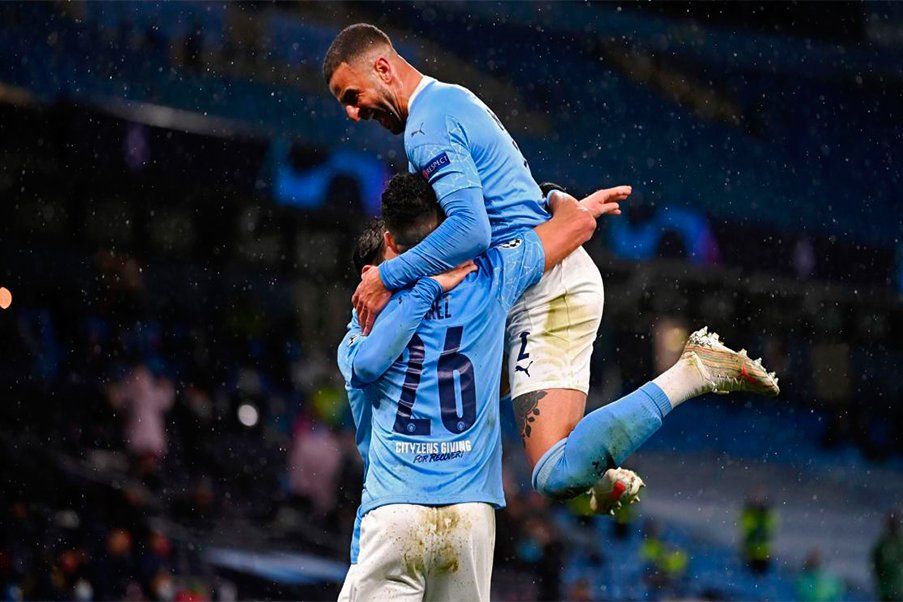Jugadores del Manchester City