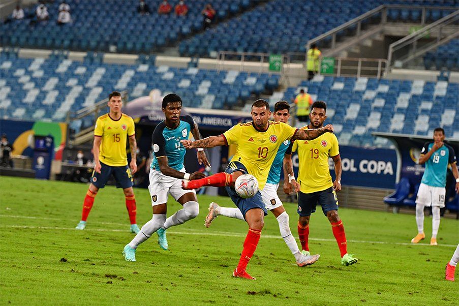 Edwin Cardona marcó el gol del triunfo de Colombia ante Ecuador