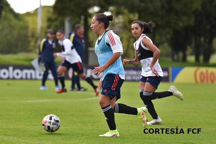 Colombia Femenina de Mayores Selección Colombia Femenina de Mayores entrenando en Bogotá