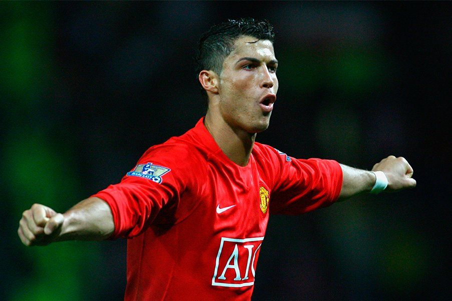 Cristiano Ronaldo Cristiano Ronaldo with Manchester United in 2008