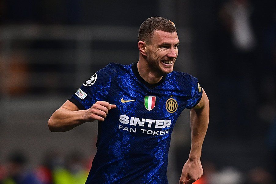 Edin Dzeko atacante del Inter