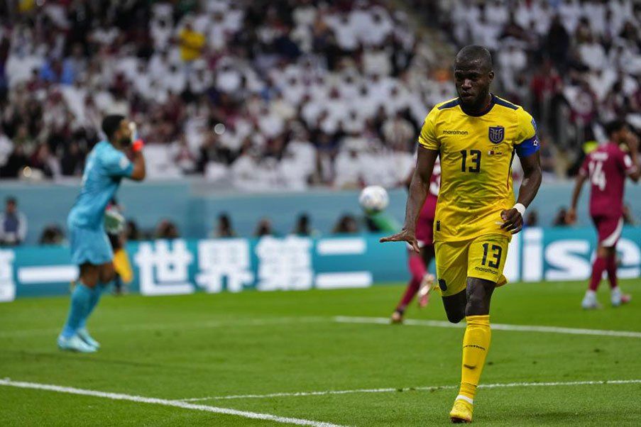 Enner Valencia Enner Valencia marcó los goles de Ecuador ante Qatar