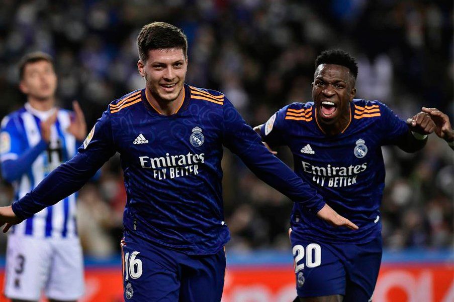 Luka Jovic y Vinicius Jr. Luka Jovic y Vinicius definieron el triunfo del Madrid ante la Real