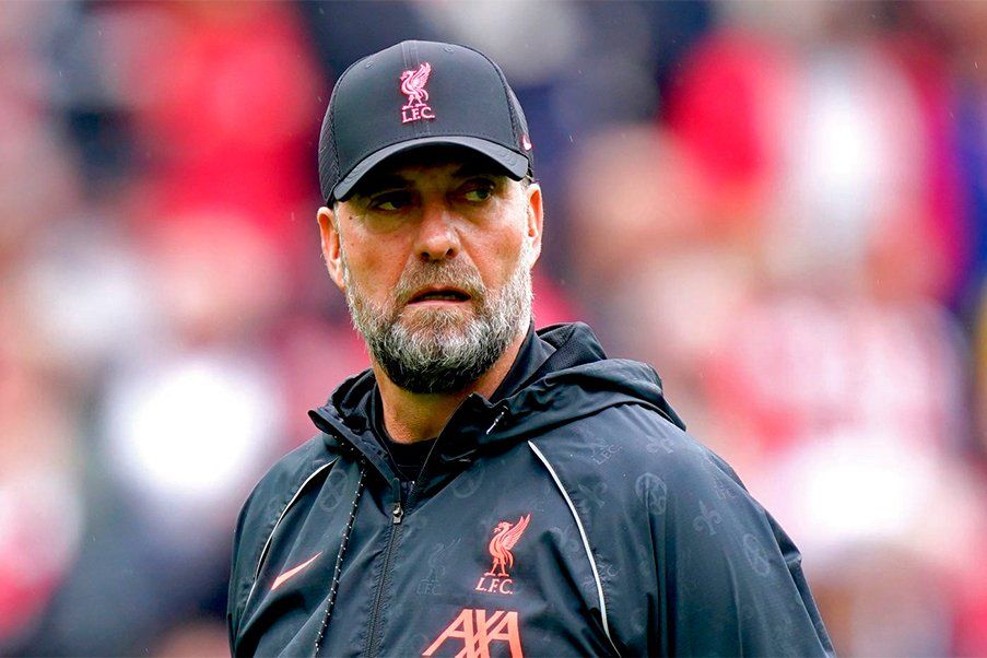 Jurgen Klopp head coach of  Liverpool in 2022