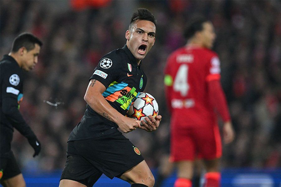Lautaro Martínez Lautaro Martínez anotó el gol del Inter ante el Liverpool