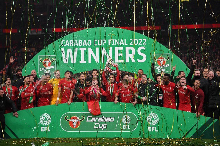 Liverpool FC El Liverpool celebra la conquista de la Carabao Cup de 2022